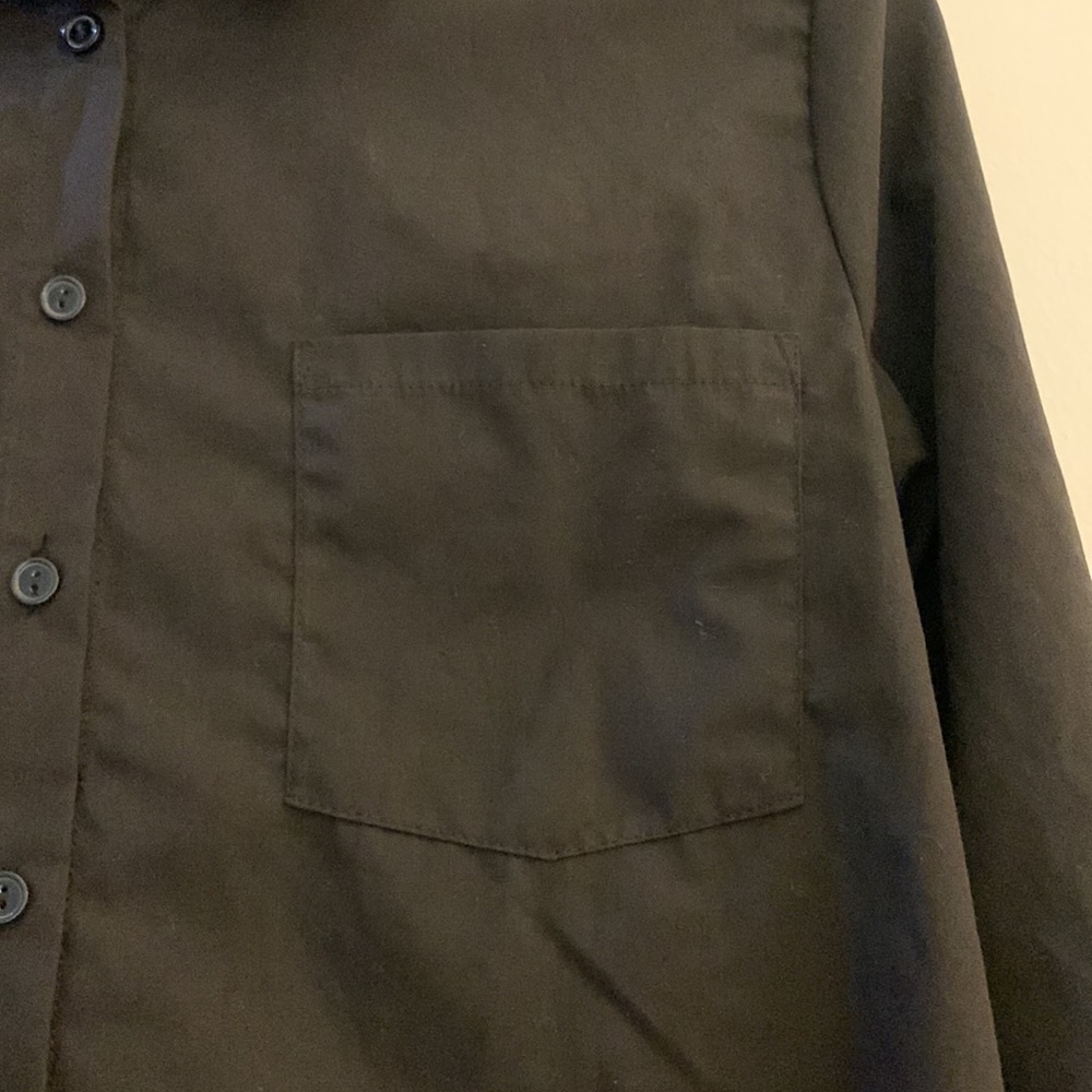 Rue 21 Black button down shirt - Picture 4 of 7
